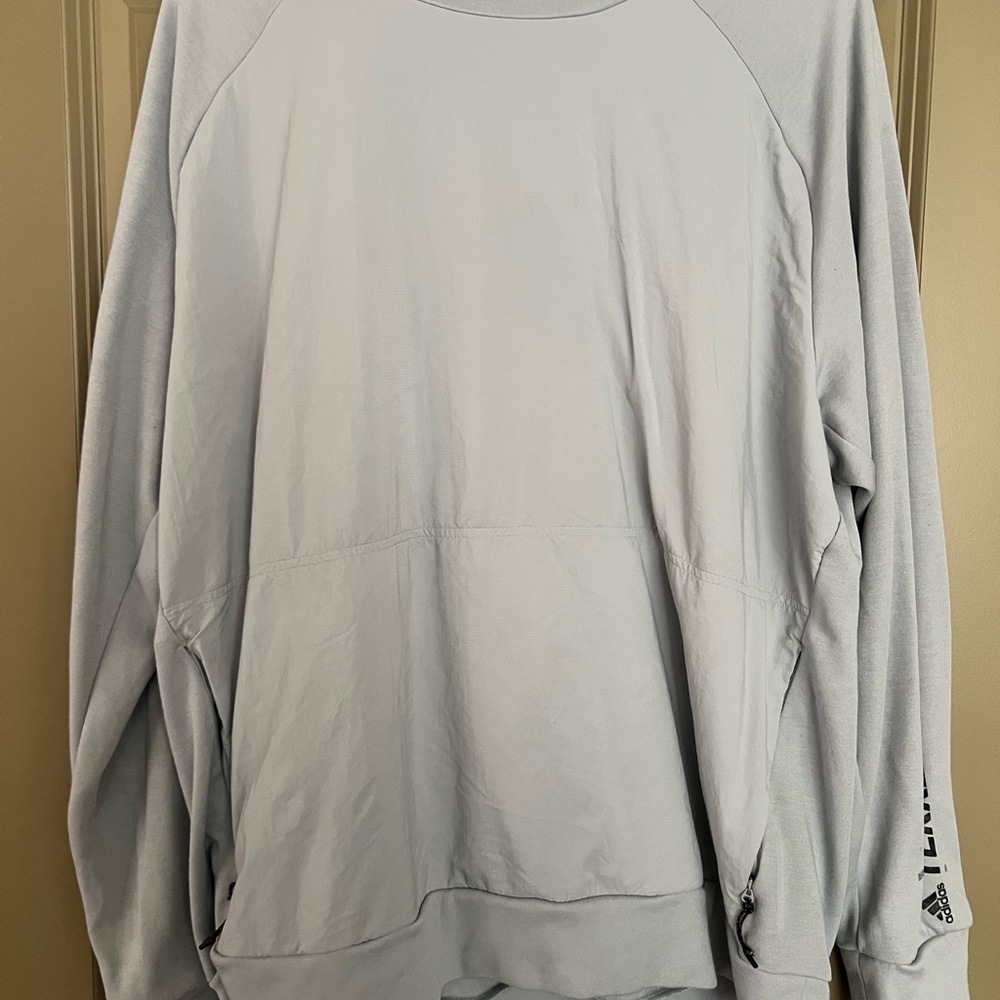 Adidas Men's Light Gray Sweater